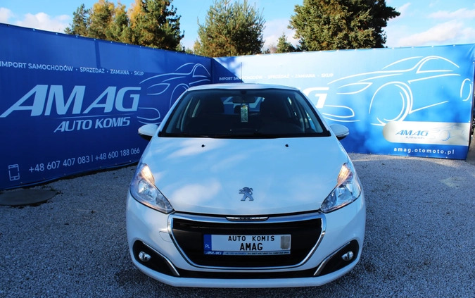 Peugeot 208 cena 29900 przebieg: 133000, rok produkcji 2016 z Łapy małe 379